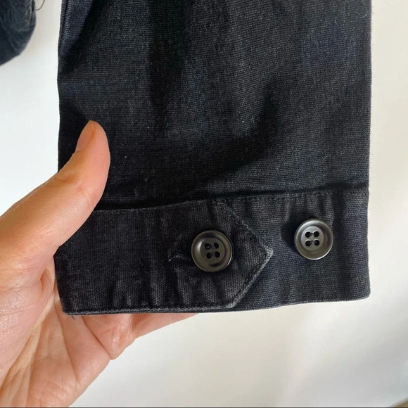 BDG Urban Outfitters Cropped High Low Black Denim Jacket Size XS - Picture 5 of 6